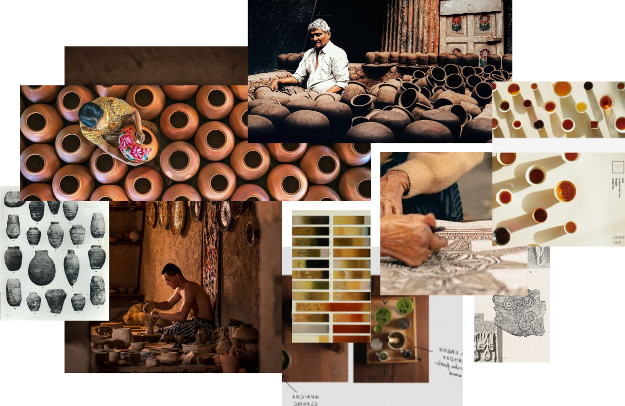 brand direction reference moodboard